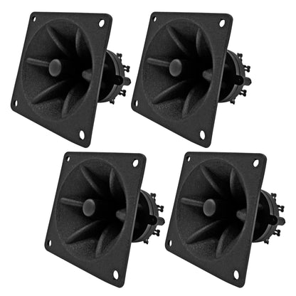 5Core Tweeter 3.25" X 3.25" 40W Component Square Driver Replacement Piezo Super Horn